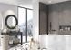 Шторка на ванну NES 8 Black PND II 1100Rx1500 чорний/прозоре 10088110-54-01R фото 2