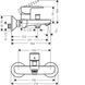 Змішувач для ванни Hansgrohe 71440670 Vernis Blend, чорний матовий 71440670 фото 2