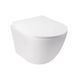 Qtap Jay Унитаз подвесной Rimless 520х360х320 мм с сиденьем Slim Duroplast/ Soft-close/ Quick relase бачок 3 /7.15L White SD00036224 фото 1
