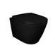 FEELING Унітаз підвісний з кришкою Duroplast, SLIM, Soft Close, Quick Release, Rimless, чорний матовий RSTSC3901504 + RST23504A RSTSC3901504 + RST23504A фото 1