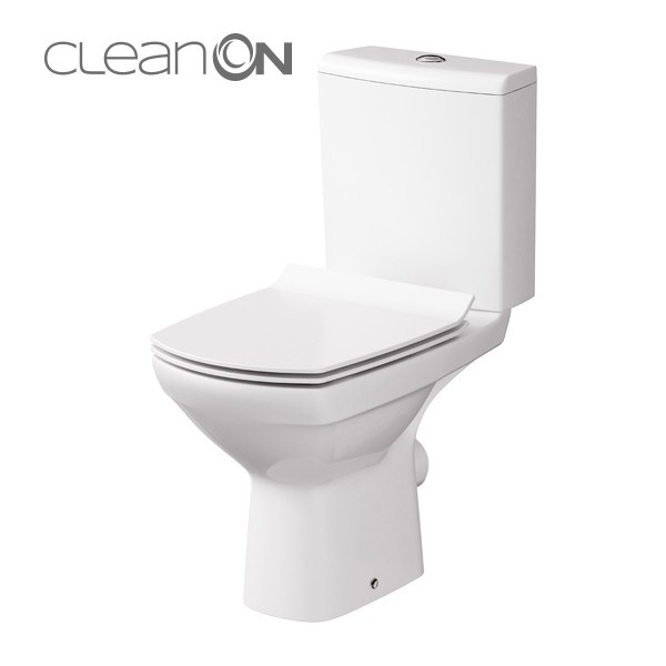 CARINA CleanOn 011 3/5л Компакт 637 + Крышка дюропл.SLIM SOFT CLOSE CCKZ1013451663 фото