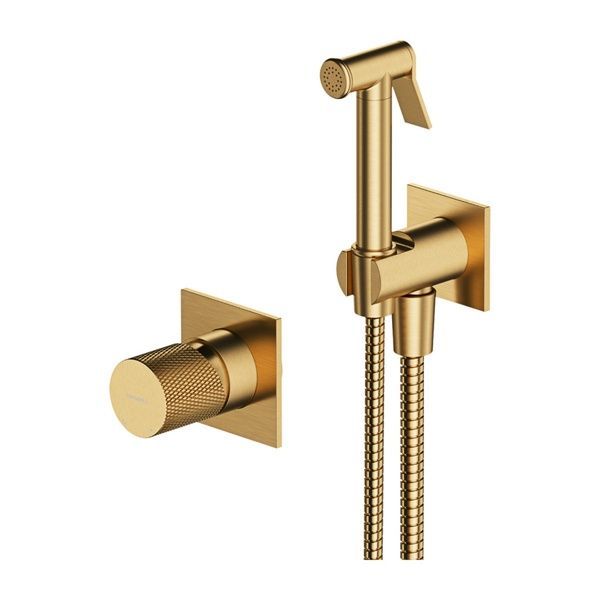 Гігієнічний набір Omnires Contour brushed gold (SYSCTBI1GLB) SYSCTBI1GLB фото