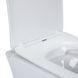 Унітаз Presto підвісний Rimless 480х340х350 мм з сидінням Slim Duroplast/ Soft-close/ Quick relase White Qtap SD00045934 фото 2