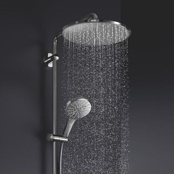 Душевая система наружного монтажа с термостатом Grohe 26647000, Хром 26647000 фото