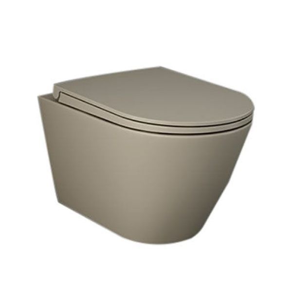 FEELING Унитаз подвесной с крышкой Duroplast, SLIM, Soft Close, Quick Release, Rimless, Matt Cappuccino RSTSC3901514+ RST23514A RSTSC3901514+ RST23514A фото