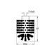 Запасна щітка для йоржика Grohe QuickFix Whiite 41201L00 41201L00 фото 2