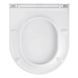 Унітаз підвісний Kroner Harz WHI493736 RIMLESS безобідковий з сидінням Slim Duroplast / Soft-close / Quick relase CV029609 фото 10
