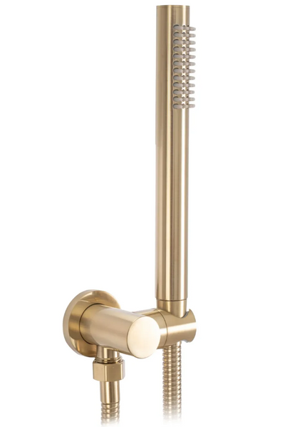 Змішувач для ванни і душу REA LUNGO BRUSHED GOLD + BOX прихованого монтажу REA-B7503 фото