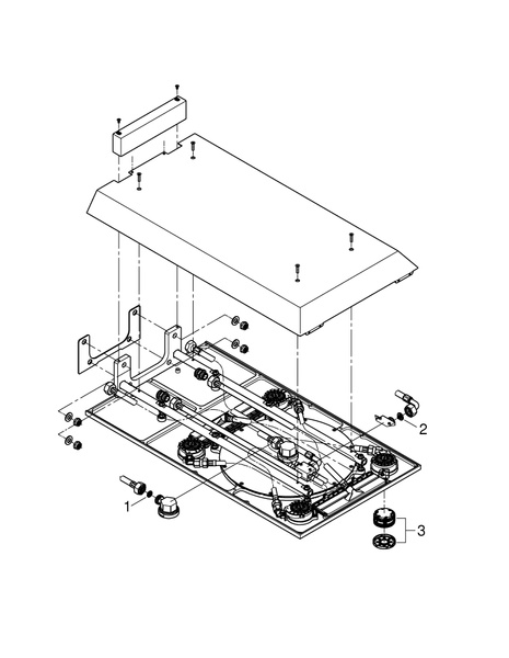 Шланговое подсоединение Hansgrohe 26887000 HG FixFit Q з держателем, хром 26887000 фото