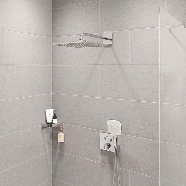 Душова система зовнішнього монтажу з термостатом Grohe QuickFix 34876000, Хром 34876000 фото