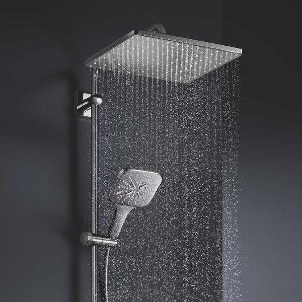 Душевая система наружного монтажа с термостатом Grohe 26649000, Хром 26649000 фото