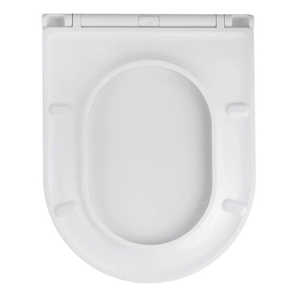 Унітаз підвісний Kroner Armada WHI513636 RIMLESS безобідковий з сидінням Slim Duroplast / Soft-close / Quick relase CV029610 фото