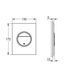 Панель смыва для скрытого бачка GROHE Nova Cosmopolitan S (37601SH0) 37601SH0 фото 2