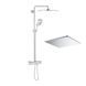 Душевая система наружного монтажа с термостатом Grohe 26649000, Хром 26649000 фото 1