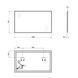 Дзеркало Tern настінне прямокутне, LED touch switch, 1200х700 мм Qtap SD00045766 фото 4