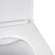Унітаз підвісний Kroner Armada WHI513636 RIMLESS безобідковий з сидінням Slim Duroplast / Soft-close / Quick relase CV029610 фото 7