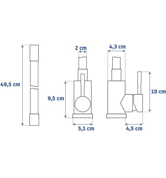 Змішувач для кухні REA CLEVER BLACK GOLD MATT чорний\матове золото REA-B5219 фото