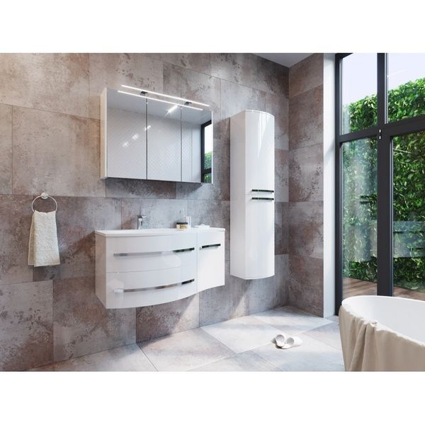 Дзеркальна шафа "Vanessa-100" білий Vanessa VnM-100 White фото
