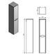 Пенал "Livorno - 170" структурный белый Livorno LvrP-170 Structural White фото 2