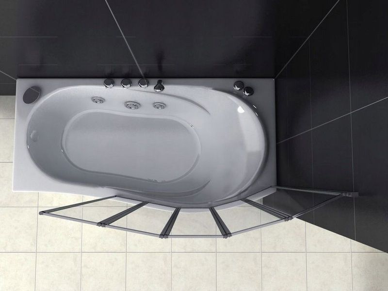 Шторка для ванны REA IDEA 120 см складная REA-W0850 фото