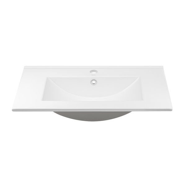 Qtap Albatross Раковина врезная прямоугольная с донным клапаном 700х460х180 мм White SD00032980 фото