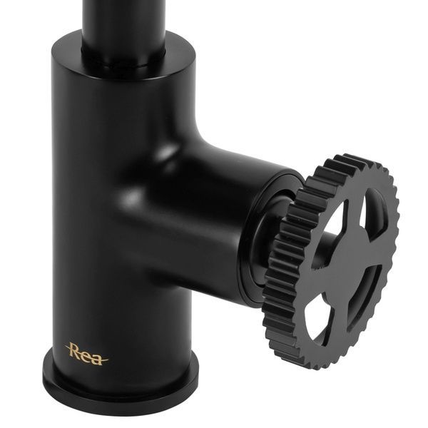 Змішувач для кухні REA VERTIGO SIDE BLACK чорний REA-B8767 фото