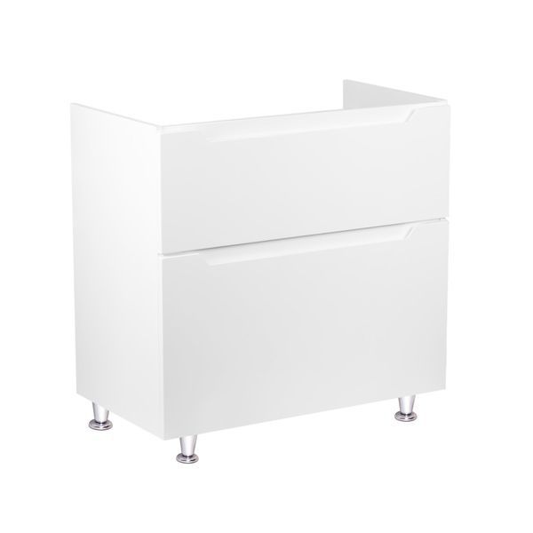 Qtap Scorpio тумба напольная 2 ящика выдвижных с доводчиком 800х825х500 WHITE SD00050539 фото