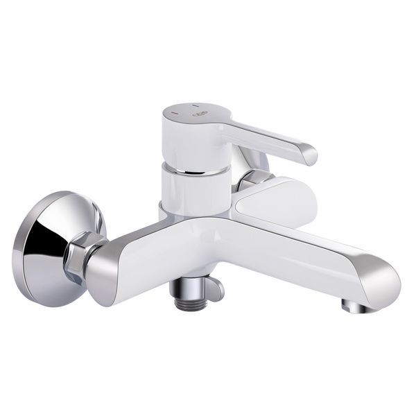 Qtap Grand 006 Смеситель для ванны короткий излив White (k35) SD00039611 фото