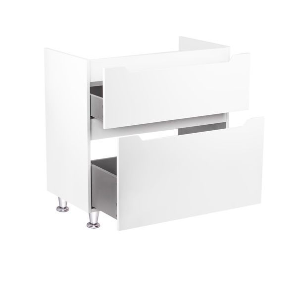 Qtap Scorpio тумба напольная 2 ящика выдвижных с доводчиком 900х825х500 WHITE SD00050543 фото