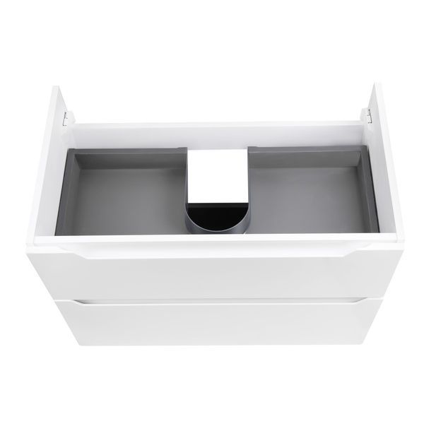 Qtap Scorpio тумба напольная 2 ящика выдвижных с доводчиком 900х825х500 WHITE SD00050543 фото