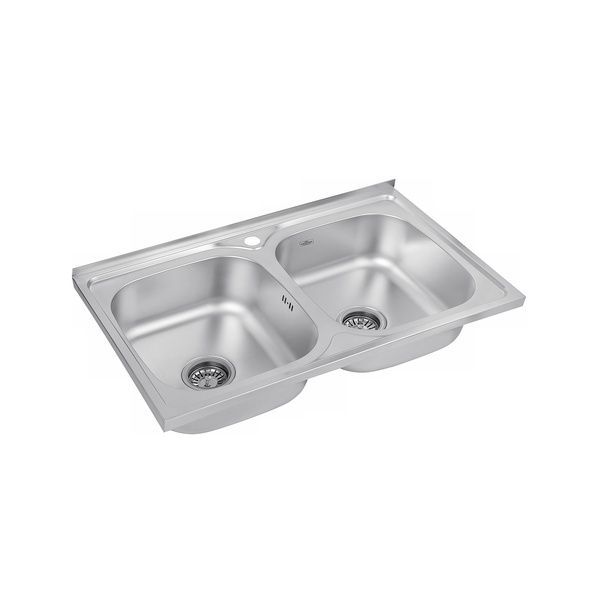 Кухонна мийка накладна Kroner KRP Satin-5080Z (0,8 мм) CV022822 фото