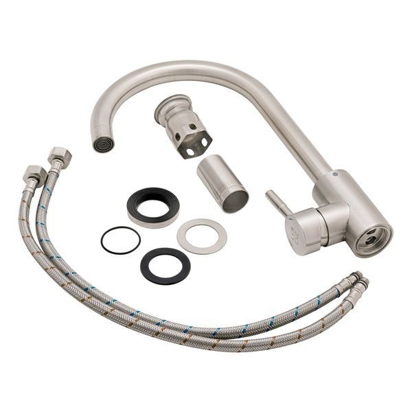 Lidz Aria 015F Смеситель для кухни (k35) Nickel (12 32) SD00027786 фото