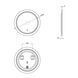 Дзеркало Jay настінне кругле, LED touch switch, R780 мм Qtap SD00045771 фото 2