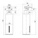 Аксесуар Liberty ANT 1152-2 дозатор для рідкого мила квадратний QT SD00040049 фото 3