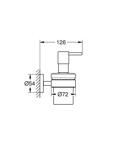 Дозатор жидкого мыла Grohe QuickFix Start 41195DC0 41195DC0 фото