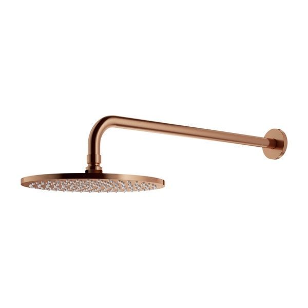 Верхний душ Omnires Slimline cooper brushed 25x25 cm (WGSET1CPB) WGSET1CPB фото