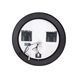 Дзеркало Robin настінне кругле, LED touch switch, з антизапотіванням, R600 мм Black Qtap SD00045774 фото 3