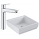 GROHE Комплект умывальник + смеситель GROHE CUBE CERAMIC 2416500H 2416500H фото 1