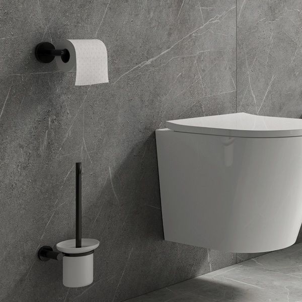 Йоршик для унітазу Omnires Modern Project black (MP60620BL) MP60620BL фото