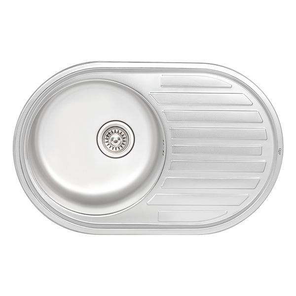 Мийка для кухні 7750 Satin 0,8 мм Qtap SD00040983 фото