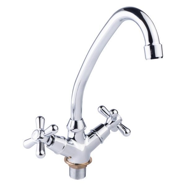 Lidz Dominox 271FK Змішувач для кухні двохвентильний Chrome (15) SD00041639 фото