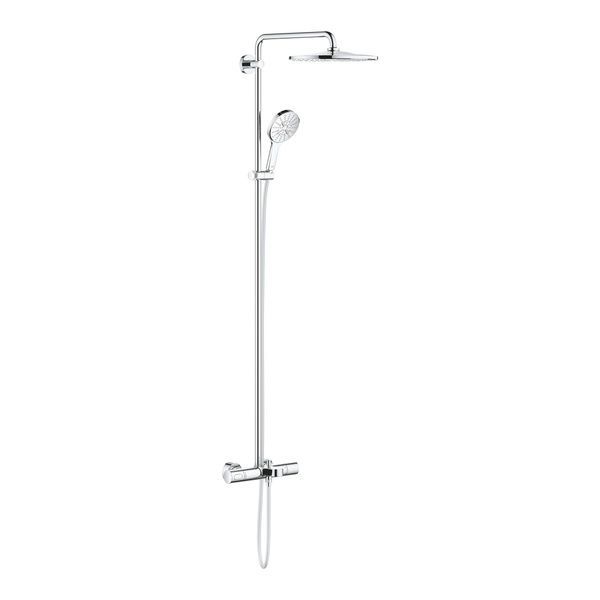 Душевая система наружного монтажа с термостатом Grohe 26657000, Хром 26657000 фото