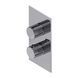 Смеситель для душа Omnires Contour скрытого монтажа, с термостатом, chrome (CT8036CR) CT8036CR фото 1