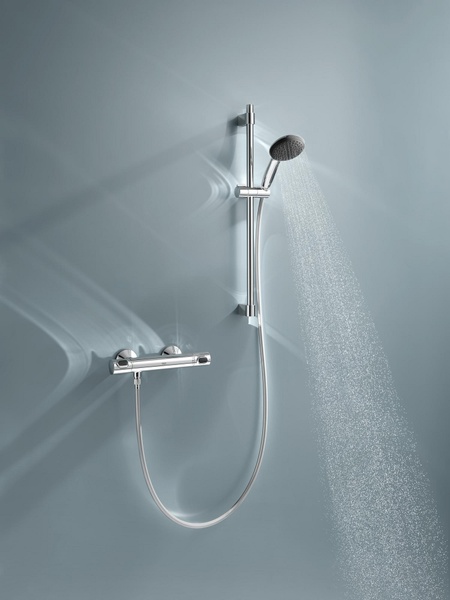 Комплект смесителей для душа с термостатом Grohe QuickFix Precision Flow&Start Edge ColdStart UA202503TE фото