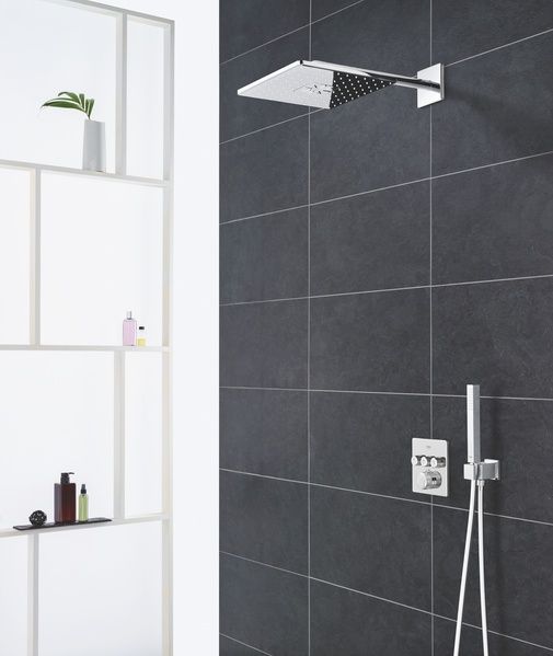 Душевая система наружного монтажа с термостатом Grohe 34706000, Хром 34706000 фото