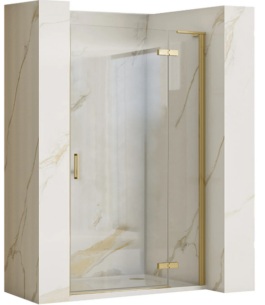 Душові двері REA HUGO BRUSHED GOLD 90 REA-K8411 фото