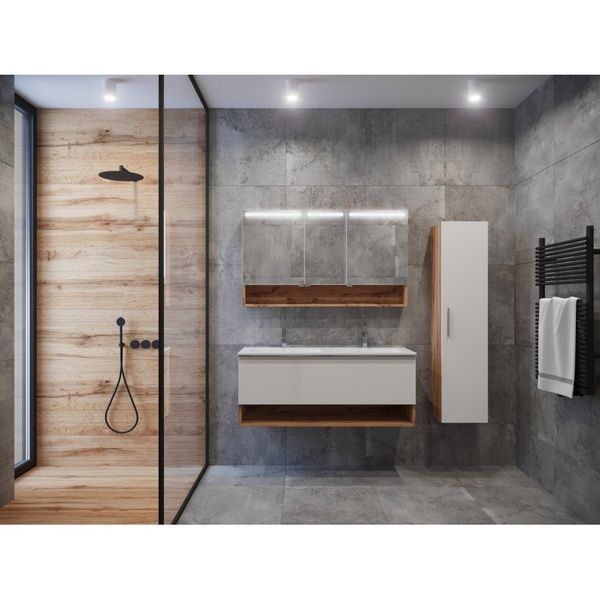 Зеркальный шкаф "Domus - 120" Domus DsM-120 White фото