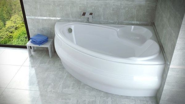 Ванна акрилова WENUS FINEZJA NOVA 155х95 Права (соло) без ніг і обудови WAF-155-NP фото