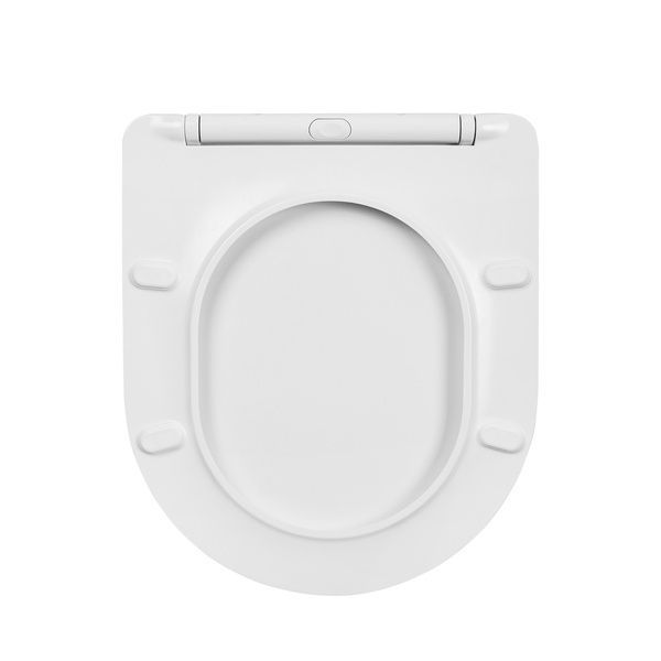 Унітаз підвісний Kroner KRP - C934UF Rimless 370х360х480 мм, сидіння Slim Duroplast / Soft-close / Quick relase CV031646 фото
