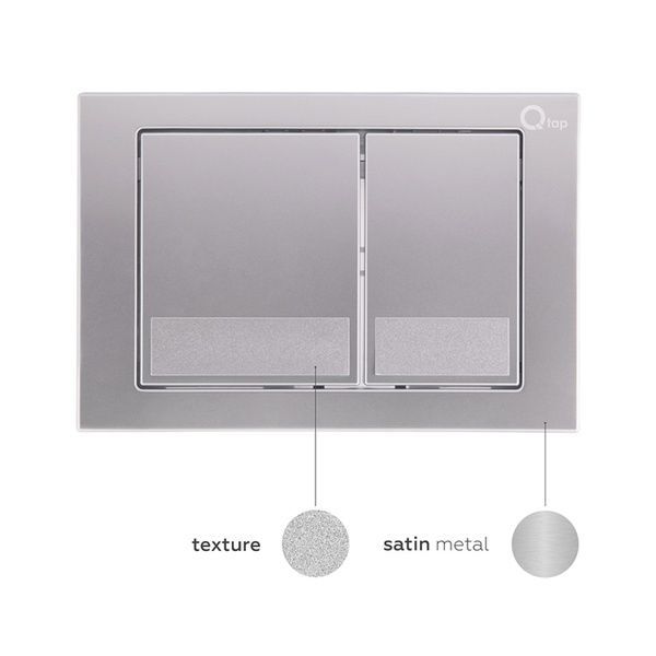 Комплект: Qtap Swan унитаз подвесной QT16335178W + Nest комплект инсталляции 4в1 (квадратная клавиша Satin) QT0133M425 + M06029SAT SD00042990 фото